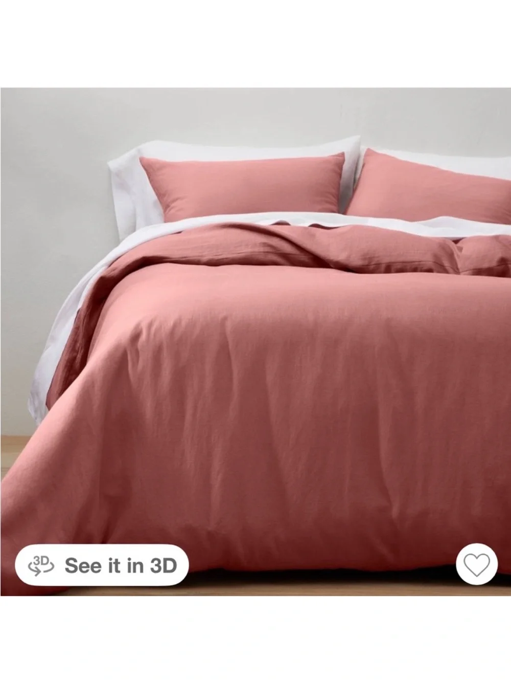 Casaluna King 100% Linen Duvet Cover & Sham Set